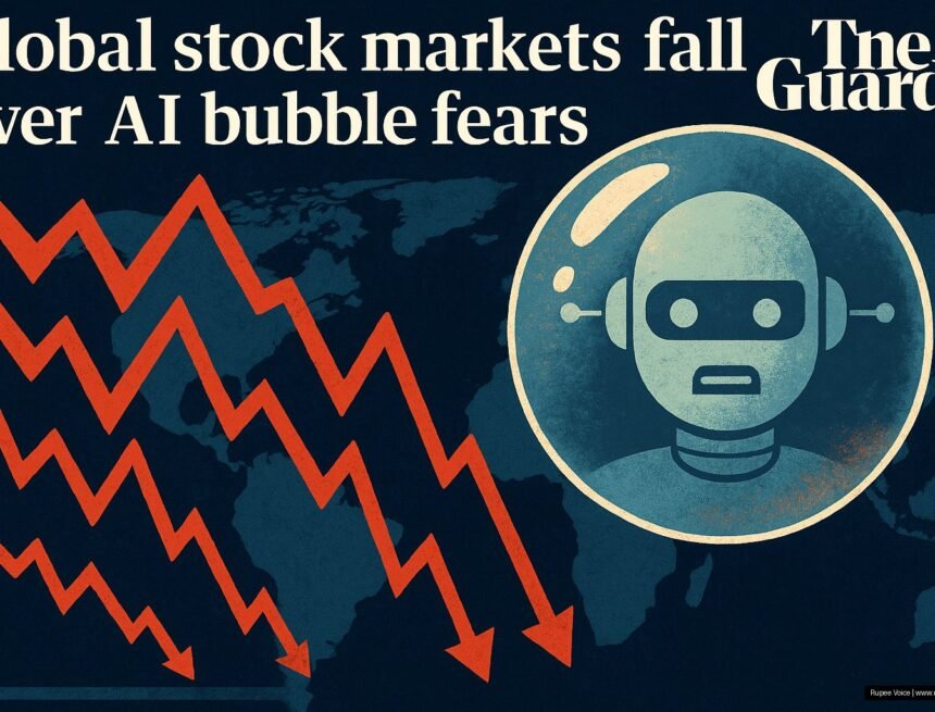 Global stock markets fall sharply over AI bubble fears – The Guardian