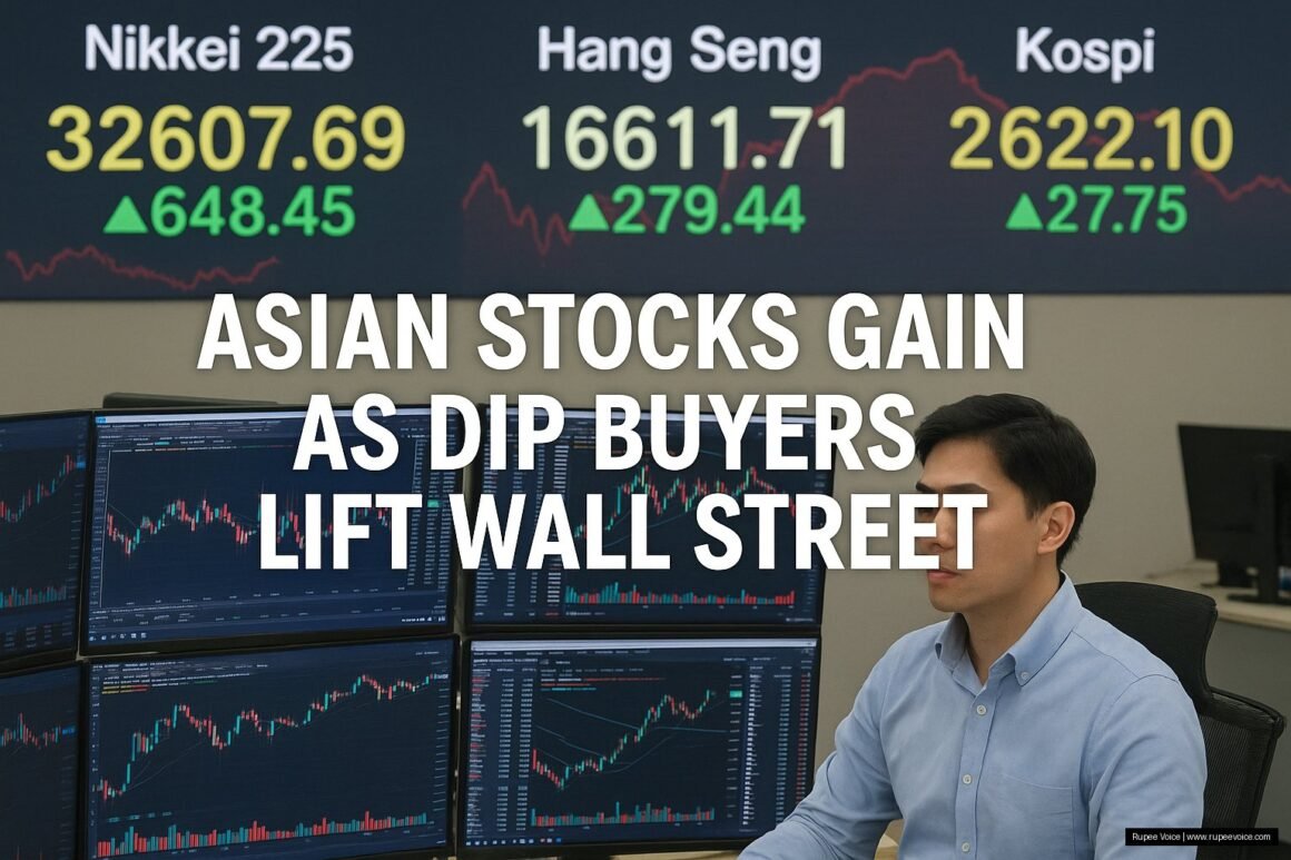 featured-23 Asian stocks gain as dip buyers lift Wall Street